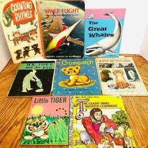 Vintage 1950-70’s Assorted Children’s Books Lot(8) Minor Wear Fiction